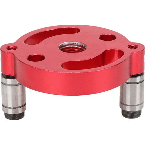 Perforatrice droite pour le travail du bois, outil de perçage et de poinçonnage manuel en alliage d'aluminium (rouge, lot de 4, A1) (1/5)