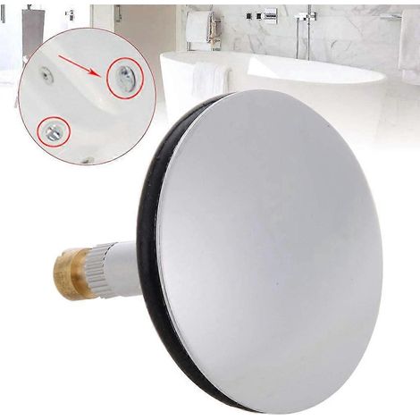 Bouchon de baignoire de remplacement de 43 mm, collecteur de déchets pour baignoire et évier de cuisine, filtre à eau, passoire (1/4)