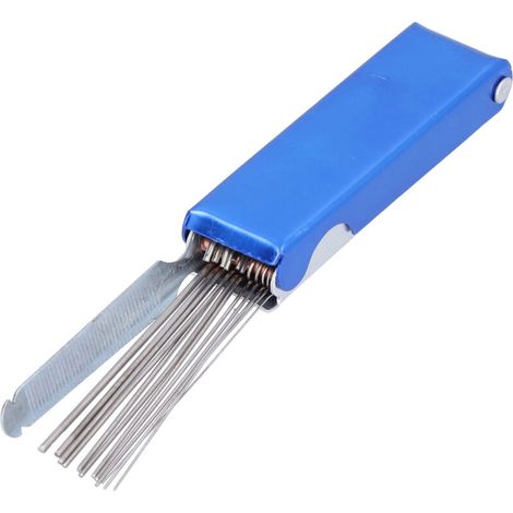 Aiguille de Nettoyage pour Injecteurs 12 en 1, Compacte et Portable, Durabilité Élevée pour Moteur et Carburateur (1/5)