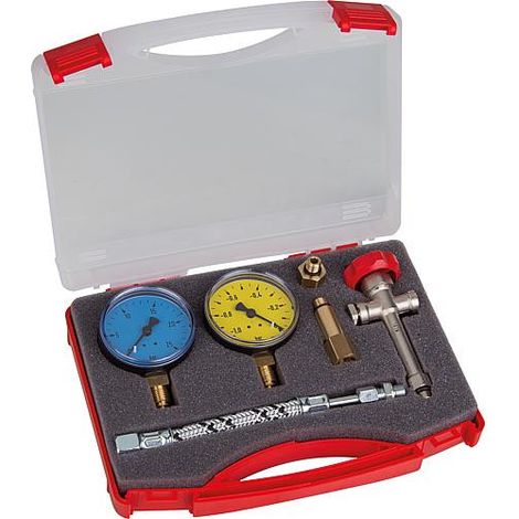 WS mallette de verification pompe P 1, completement equipe, malette en plastique