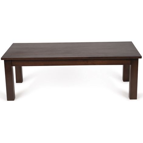 Mesa de centro Aiko 120x60x40cm en madera acabado color wengué (1/4)