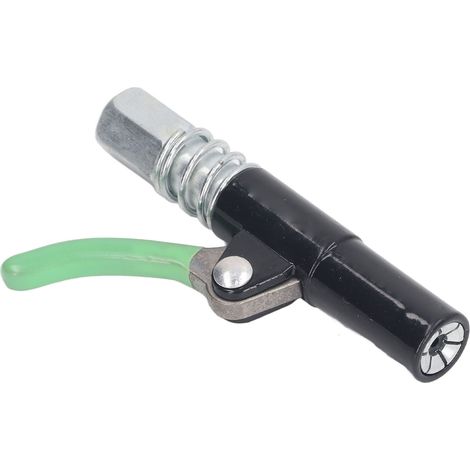 Raccord de pistolet à graisse à engrenages poignée unique acier allié buse de remplissage haute pression pour lubrification (1/5)