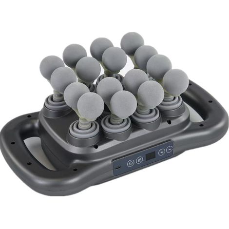 Tiefengewebe-Massagepistole mit 16 Köpfen, 48 kg Aufprallkraft, 22.800 U/min und 30 Stufen, Muskelmassagepistole – ultraleise, tragbar, automatische Abschaltung nach 10 Minuten (1/4)