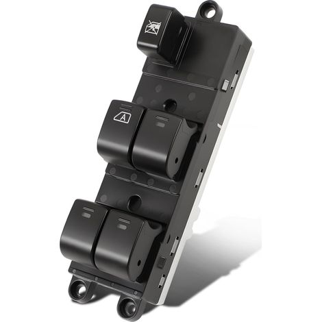 Bouton lève vitre électrique avant gauche compatible avec Nissan Navara D40 Qashqai Pathfinder 2004-2016 25401-EB30B 25401-JD001 (1/5)