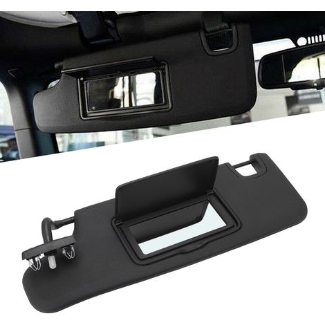 Schwarze Sonnenblende, linke Seite, 6CJ07DX9AA, kompatibel mit Jeep Wrangler JK 2007-2018. (1/5)