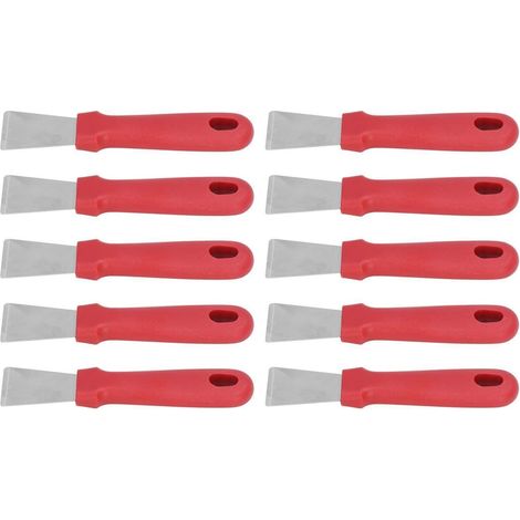 Spachtelset 10 Stück Edelstahl rutschfester Griff Trockenbau (1/5)