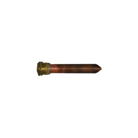 Pozzetto per Sonda 1/2 Gas Conico 10 cm per 3 Bulbi Cewal Ø 15 x 16 mm (1/2)