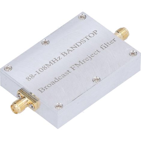 Bandsperrfilter 88–108 MHz, Aluminiumlegierung, einteilig, gratfrei, verschleißfest, FM-Sperrfilter