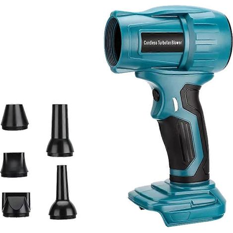 Souffleur à jet 210 W, batterie 18 V sans balais, puissant ventilateur turbo pour Makita, souffleur d'air à batterie lithium, souffleur de poussière turbo (1/5)