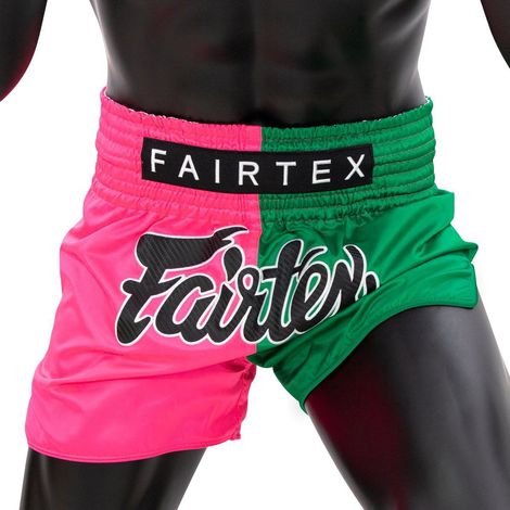Fairtex Muay Thai Shorts BS1911 Pink/Grün L