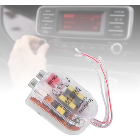 RCA-Audio-Impedanzwandler für 12V-Stereo-Lautsprecher und Autoradios (1/5)