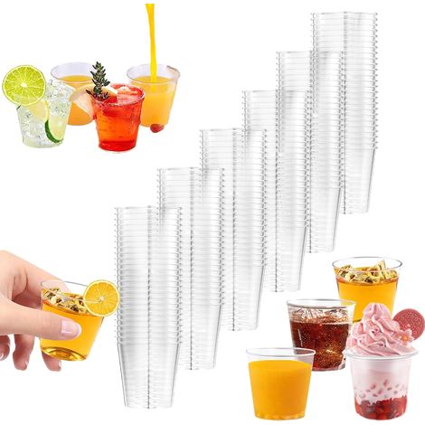 200 PCS Verre Shooter Plastique, 30ml Verre a Shot (1/5)