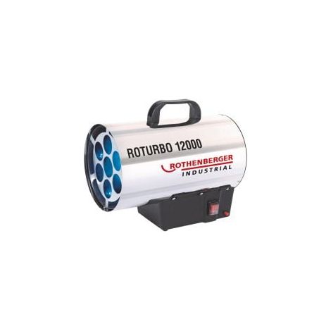 ROTHENBERGER Industrial Cannone termico ROTURBO 12000 con piezo, inclusi tubo e regolatore - 1500000050