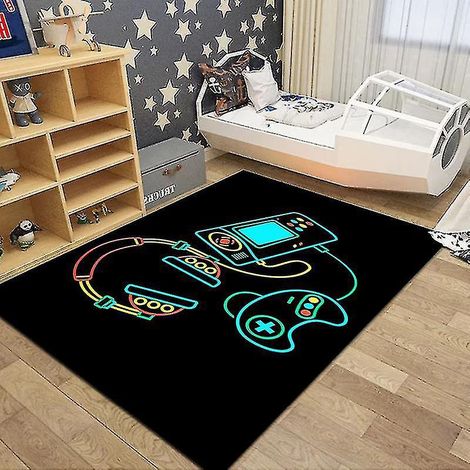 Tapis de jeu antidérapant pour manettes de jeu, tapis de sol, tapis de porte, tapis de couloir pour chambre, intérieur et extérieur, tapis de jeu pour enfants, multicolore Jying - 80 x 160 cm - Style (1/5)