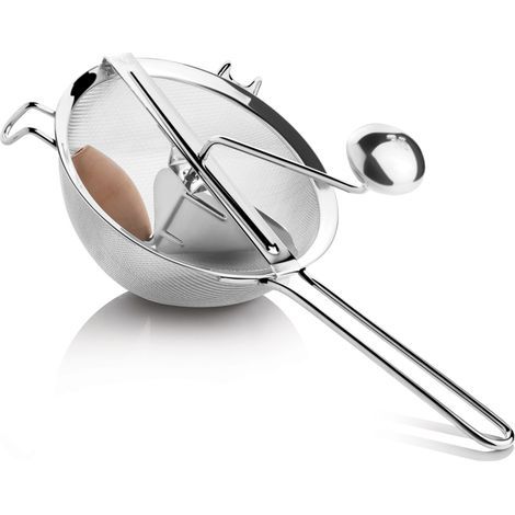 Ipac - Passoire avec tamis à coulis 20 cm inox (1/2)