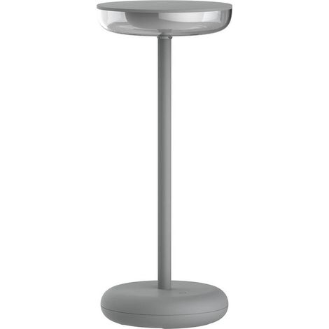 Naeve PASI Lampe d'extérieur portable LED rechargeable à intensité variable Gris 2700 K IP44 Capteur tactile