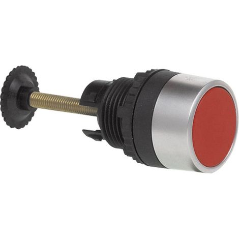 BACO 223861 L21HA01 Bouton à armement collerette plastique, chromé rouge 1 pc(s) (1/2)