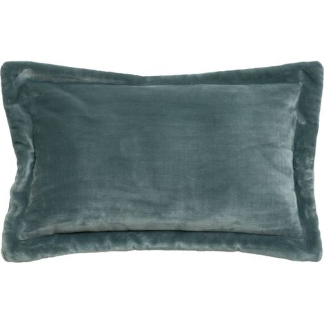 Cojín de franela Cuddly Blue 30x50cm - Atmosphera créateur d'intérieur