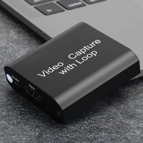 Dongle de Capture Vidéo HDMI avec Fonction Loop Out, USB 2.0, 4K/1080P, Chiffrement (1/5)
