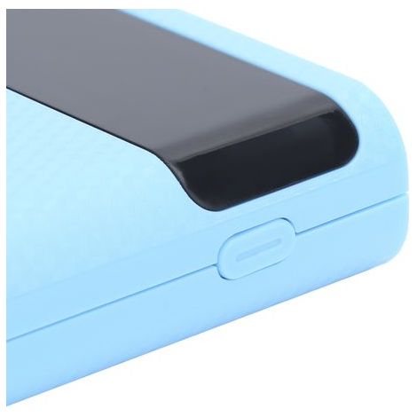 Tragbare Aufbewahrungsbox für 8 18650-Akkus – Leichtes Zubehör für selbstgebaute Powerbanks, blau (1/5)