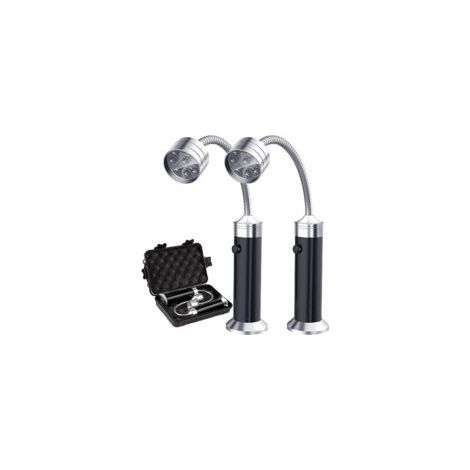 Grillbeleuchtung, 2er-Set LED-Grillleuchten mit Magnetfuß, 360° drehbar, flexibel und verstellbar für Grillen, Camping, Partys und Outdoor-Aktivitäten (1/5)