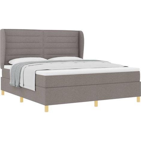 Maison Exclusive - Letto a molle con testiera Talpa 200 x 180 cm Tessuto (1/5)