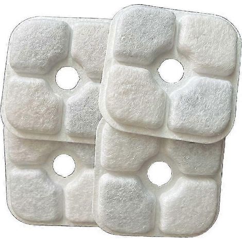 Lot de 10 filtres pour fontaine à eau pour chats Catit. Filtres à plusieurs niveaux compatibles avec les fontaines à eau Catit Pixi 2,5 L. Pour une eau saine pour votre chat. (1/4)