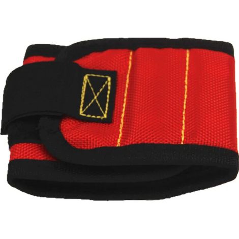 Pulsera magnética potente para sujetar tornillos y clavos, ideal para carpinteros electricistas, recolector imán muñeca, accesorio herramienta imprescindible