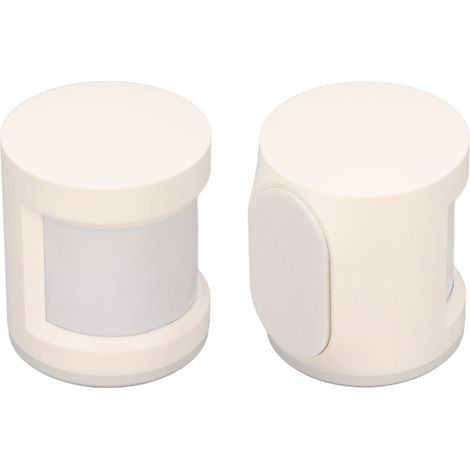 Détecteur de mouvement sans fil avec contrôle par application, capteur infrarouge PIR blanc compact pour salon (1/4)
