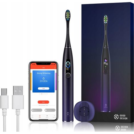 OCLEAN X Pro Schallzahnbürste lila