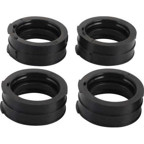 Intake manifold repair kit for Yamaha YZF750R FZR1000 YZF1000R (4-cylinder) Carburetor connection repair kit (4-piece), air filter connection hose (1/5)
