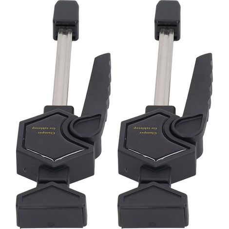 Lot de 2 serre-joints de menuiserie en bois, presse rapide d'établi, ouverture 20mm (1/5)