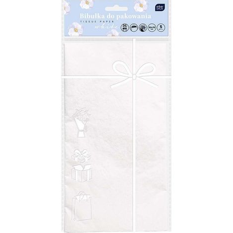 Geschenkpapier 50x70cm weiß