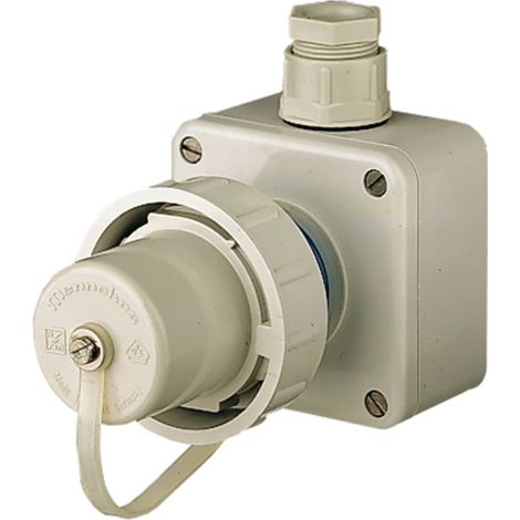 Mennekes Schuko-Wandgeräte-Stecker 16A,2p+E,230V 10864