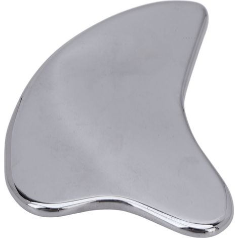 Outil de Gua Sha en Pierre de Térahz pour Drainage Lymphatique du Visage - Soin Anti-Âge Portable Homme Femme (1/5)