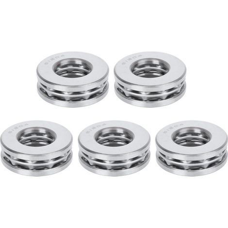 Palier de butée à billes axiale 51204, 5 pièces, pression d'avion, colonne unique, accessoires industriels de roulement (1/5)