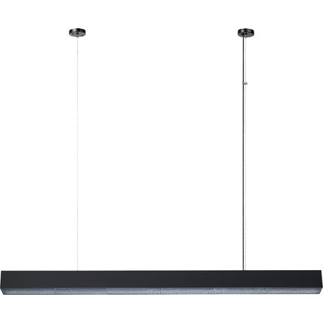 Suspension linéaire noire 120 cm LED CCT 45W Tuya Mira (1/5)