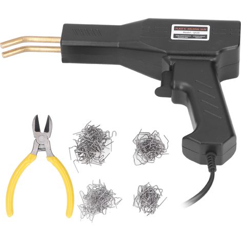 Agrafeuse chauffante 50 W pour garage, kit de réparation de pare-chocs de voiture, machine de soudage et de réparation, noir, prise UE 220 V (1/5)