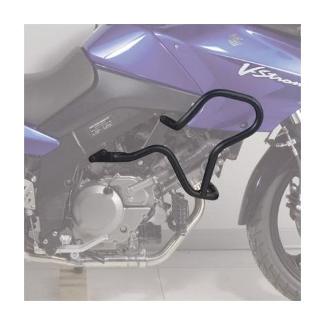 Protectores de motor Kappa para Suzuki DL 650 V-strom (04-11) negros