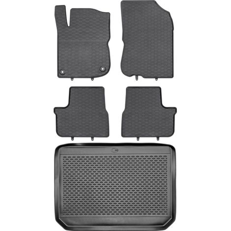 Juego de alfombrillas de goma para Peugeot 2008 I Crossover (2013-2019) - Alfombrilla para maletero (1/5)
