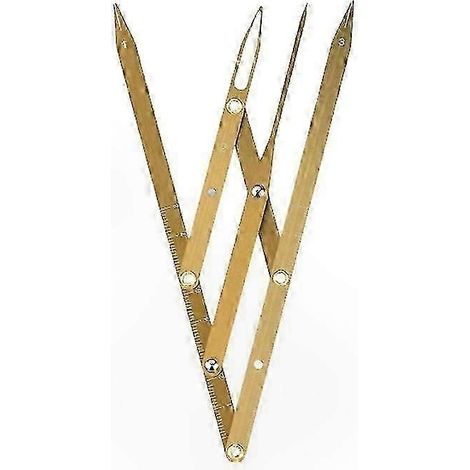 Stainless Steel Eyebrow Measuring Caliper for Precise Brow Design (1/5)