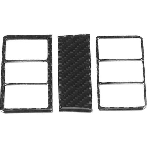 Cache-interrupteur de phares, baguette décorative en fibre de carbone souple, accessoire intérieur compatible avec Honda CRV 2016-2019 (1/5)