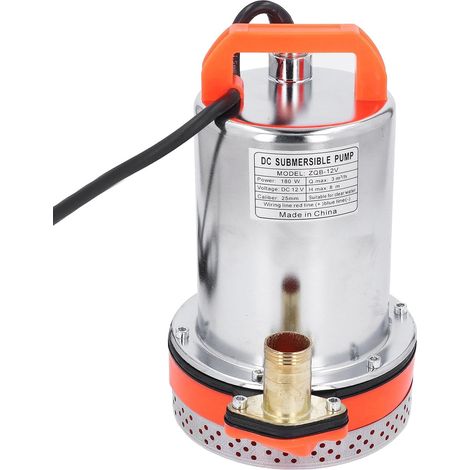 180W 12V Submersible Solar Pump, 1 Inch Outlet, Lift (1/5)