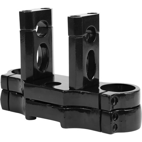 6 pièces de guidon moulé triple pinces de fourche ensemble accessoire véhicule pour moto tout-terrain (1/5)