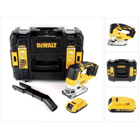 DeWalt DCS 334 NT Akku Pendelhub Stichsäge 18V Brushless + 1x Akku 2,0Ah + TSTAK - ohne Ladegerät