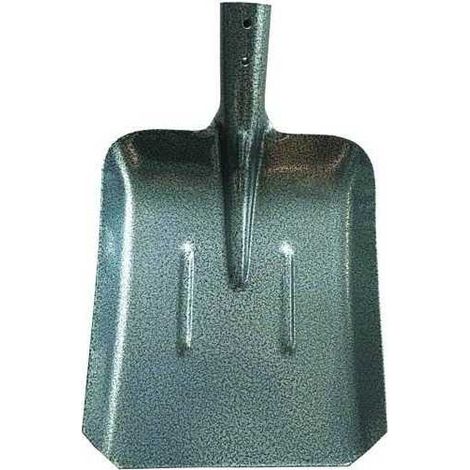 Pala per Carbone senza Manico Vigor Acciaio Zincato 27X22,5 Cm