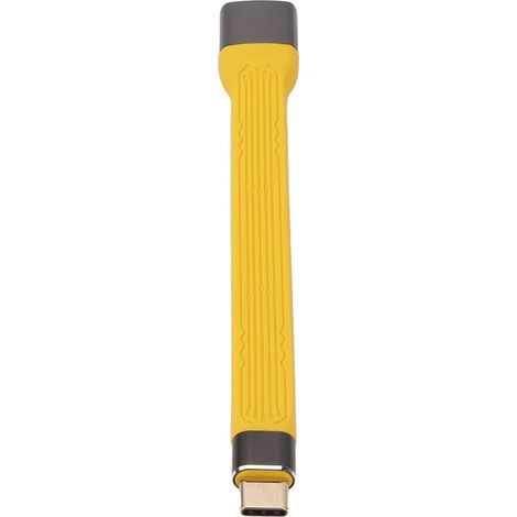 Dieses Hochgeschwindigkeits-USB-3.1-Datenübertragungskabel verfügt über ein robustes, legierungsbeschichtetes Gehäuse und ein flaches Design für einfache Tragbarkeit.