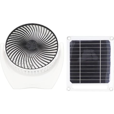 Ventilateur Solaire 6W 5V - Léger, Efficace et Stable - Alimentation Panneau Solaire Portable (1/5)