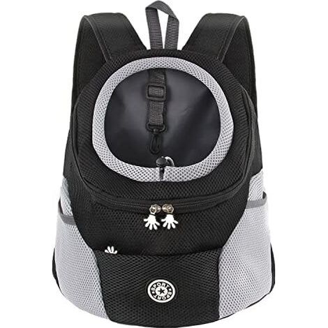 Sac à dos de transport pour animaux de compagnie, sac de transport respirant et confortable pour chiens et chats, idéal pour les voyages et la randonnée (1/5)