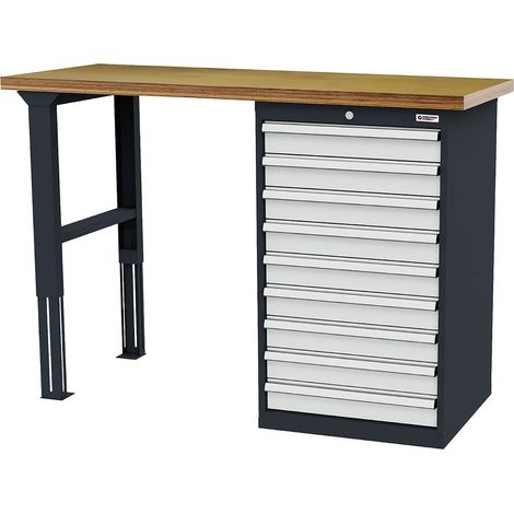 WS24 Reihenwerkbank B x T x H 1.500 x 600 x 1060 mm - WS24-100207